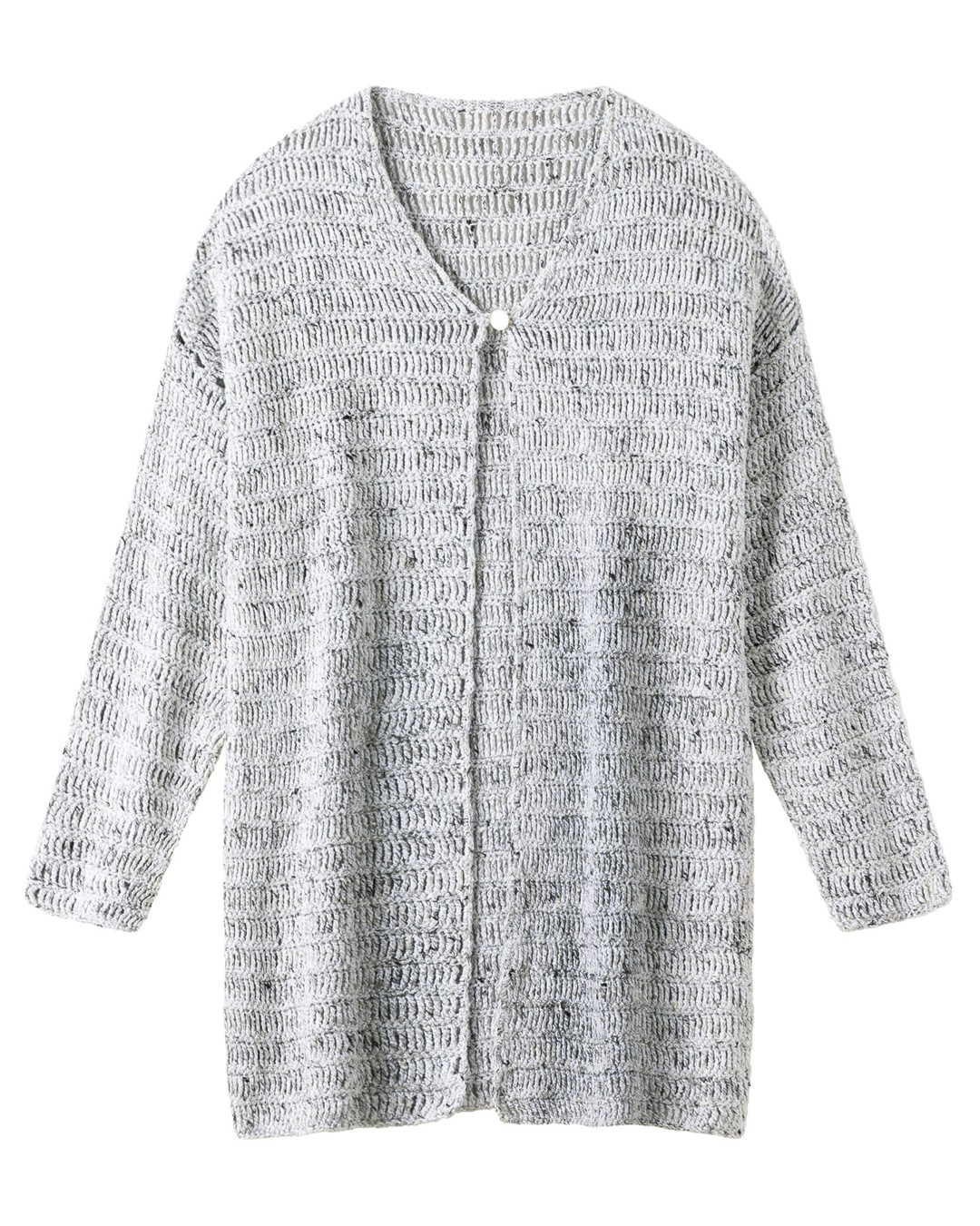 Artikelbild 3 des Artikels “Cardigan In Festen Maschen Und Dreifachen Stäbchen aus Maglia “