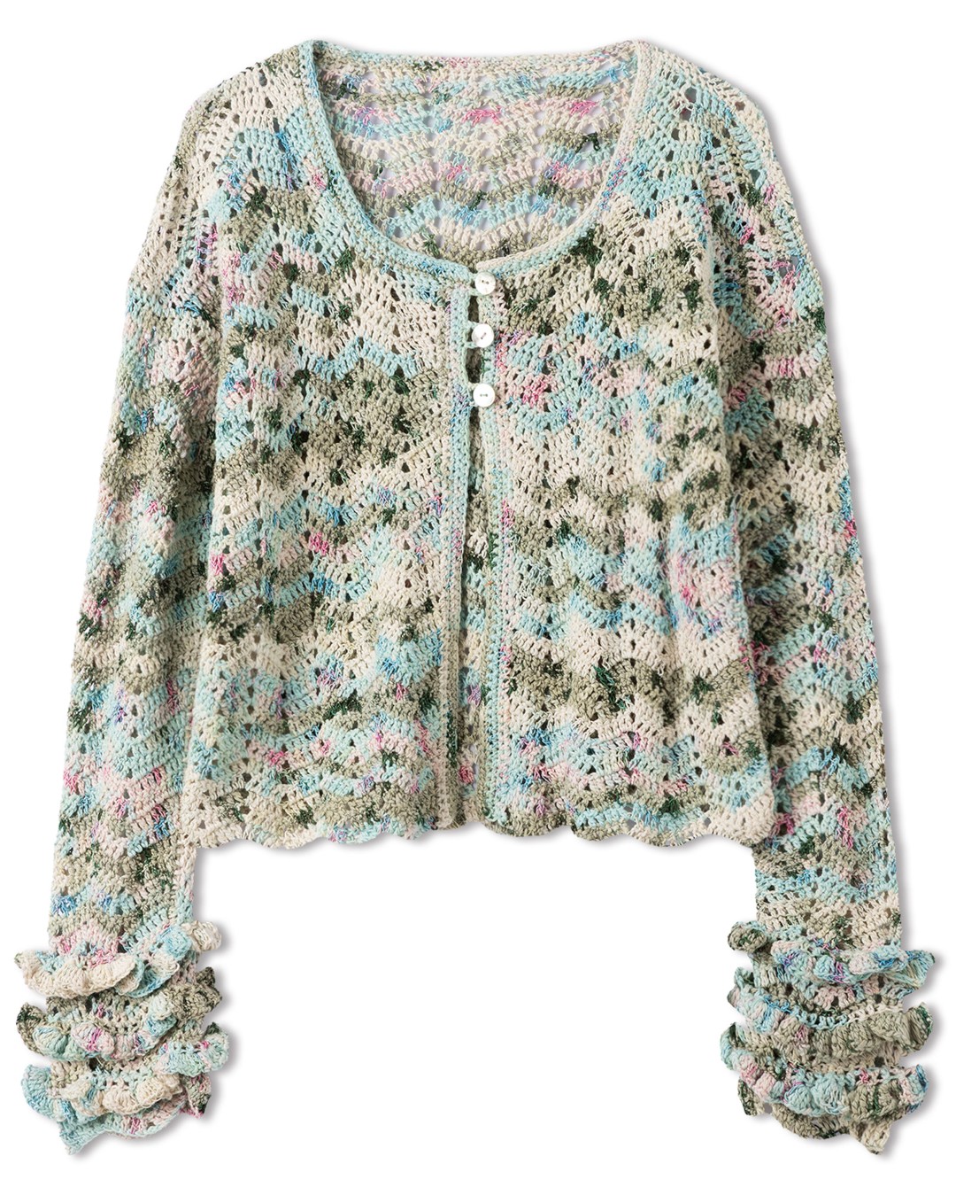 Artikelbild 3 des Artikels “Jacke Im Zackenmuster Mit Rüschen aus Torto “