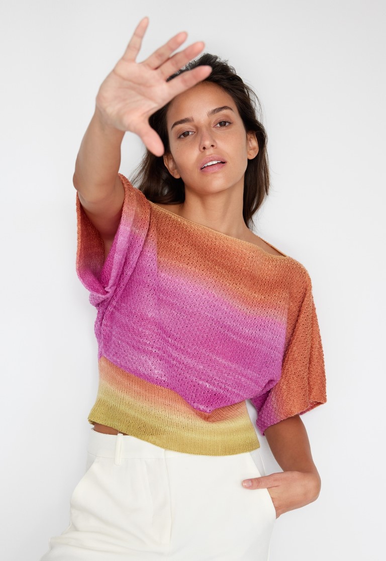 Artikelbild 3 des Artikels “Pullover aus Cool Wool Lace Hand-Dyed “