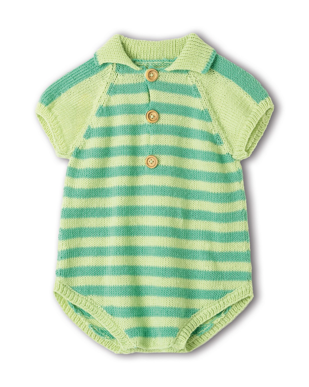 Artikelbild 3 des Artikels “Gestreifter Strampler aus Cool Wool Baby “