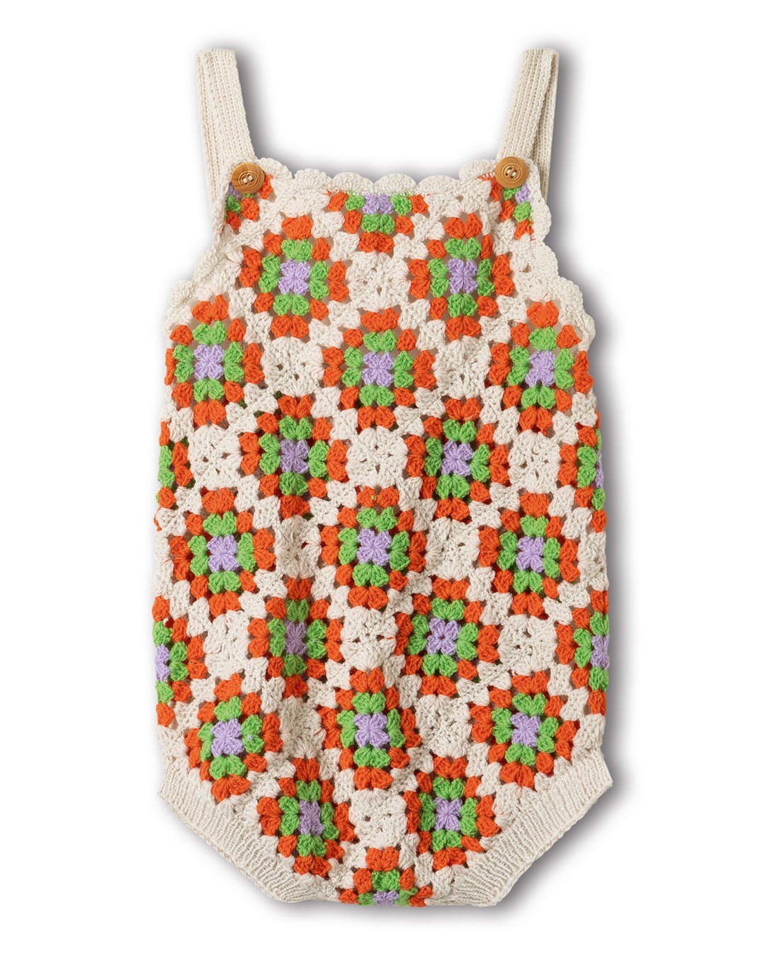 Artikelbild 3 des Artikels “Granny-Square Overall aus Cool Wool Baby “