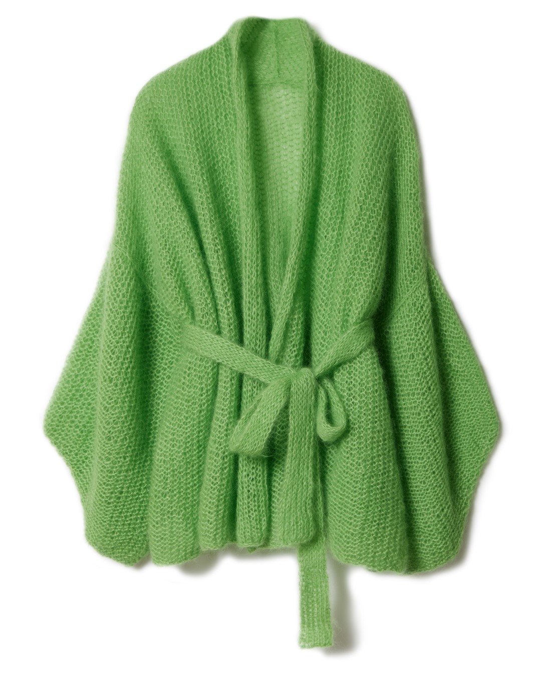 Artikelbild 3 des Artikels “Schalkragen-Cardigan Topdown aus Silkhair “