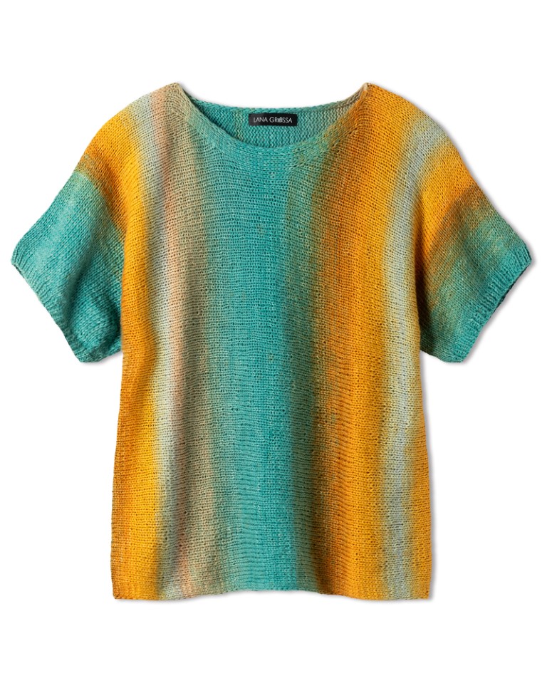 Artikelbild 3 des Artikels “Shirt Quer Gestrickt aus Cotonella “