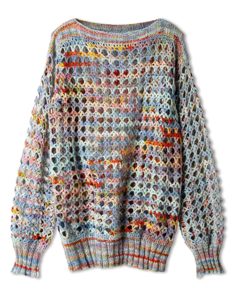 Artikelbild 3 des Artikels “Pullover Mit Gittermuster aus Cotonella Multi “