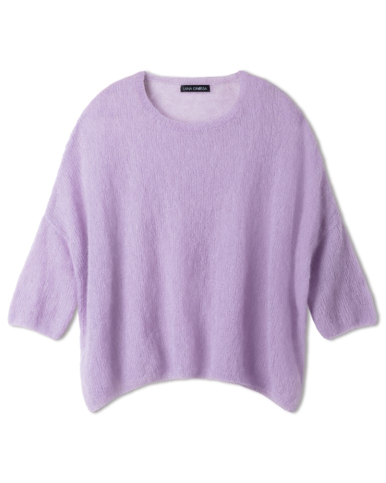 Artikelbild 3 des Artikels “Shirt Mit Schlitz aus Silkhair 74 - Rosenholz | 44/4, 48/50 (150g)“
