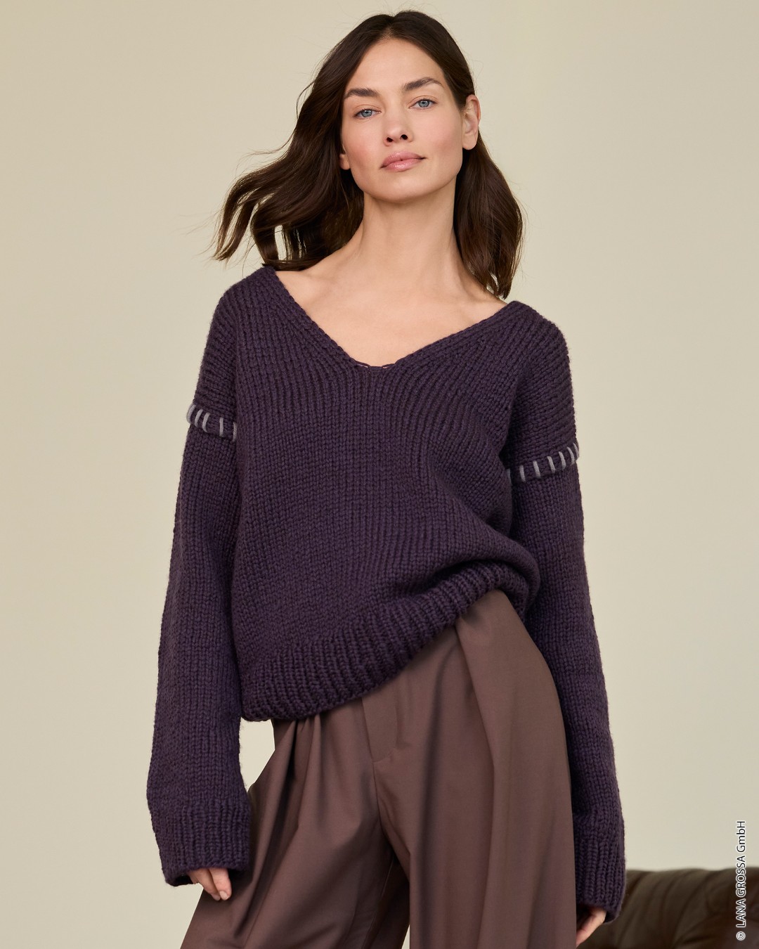 Artikelbild 3 des Artikels “V-Pullover aus Winter Softness “