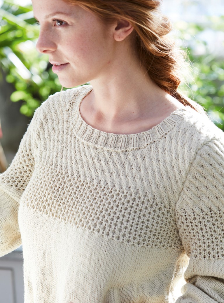 Artikelbild 3 des Artikels “Mustermix-Pullover aus LandLust Sommerseide “