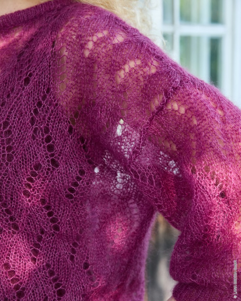 Artikelbild 3 des Artikels “Ajourpullover aus Landlust-Kidmohair “