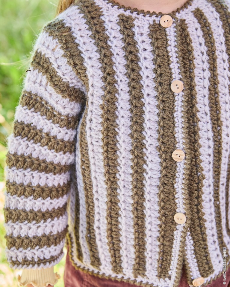 Artikelbild 3 des Artikels “Streifenjacke Für Kinder aus Landlust-Naturwolle “