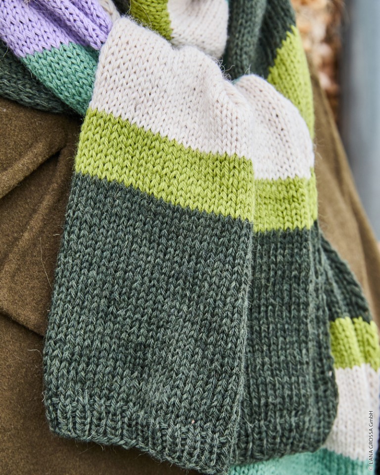 Artikelbild 3 des Artikels “Schal Mit Farbmuster aus Landlust-Alpaka-Merino 160 “