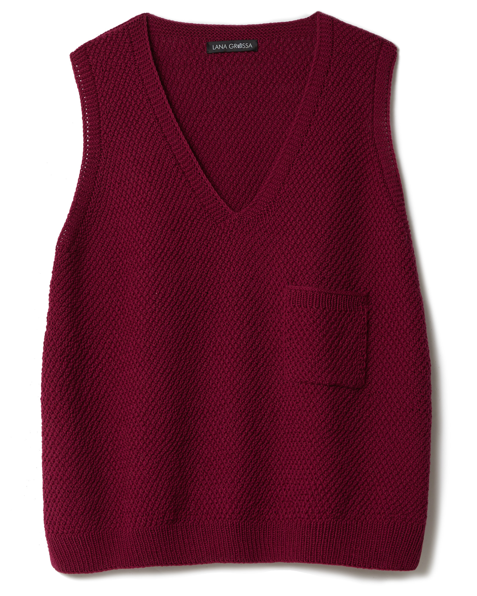 Artikelbild 3 des Artikels “Pullunder Mit Aufgesetzter Tasche aus Merino Superiore “