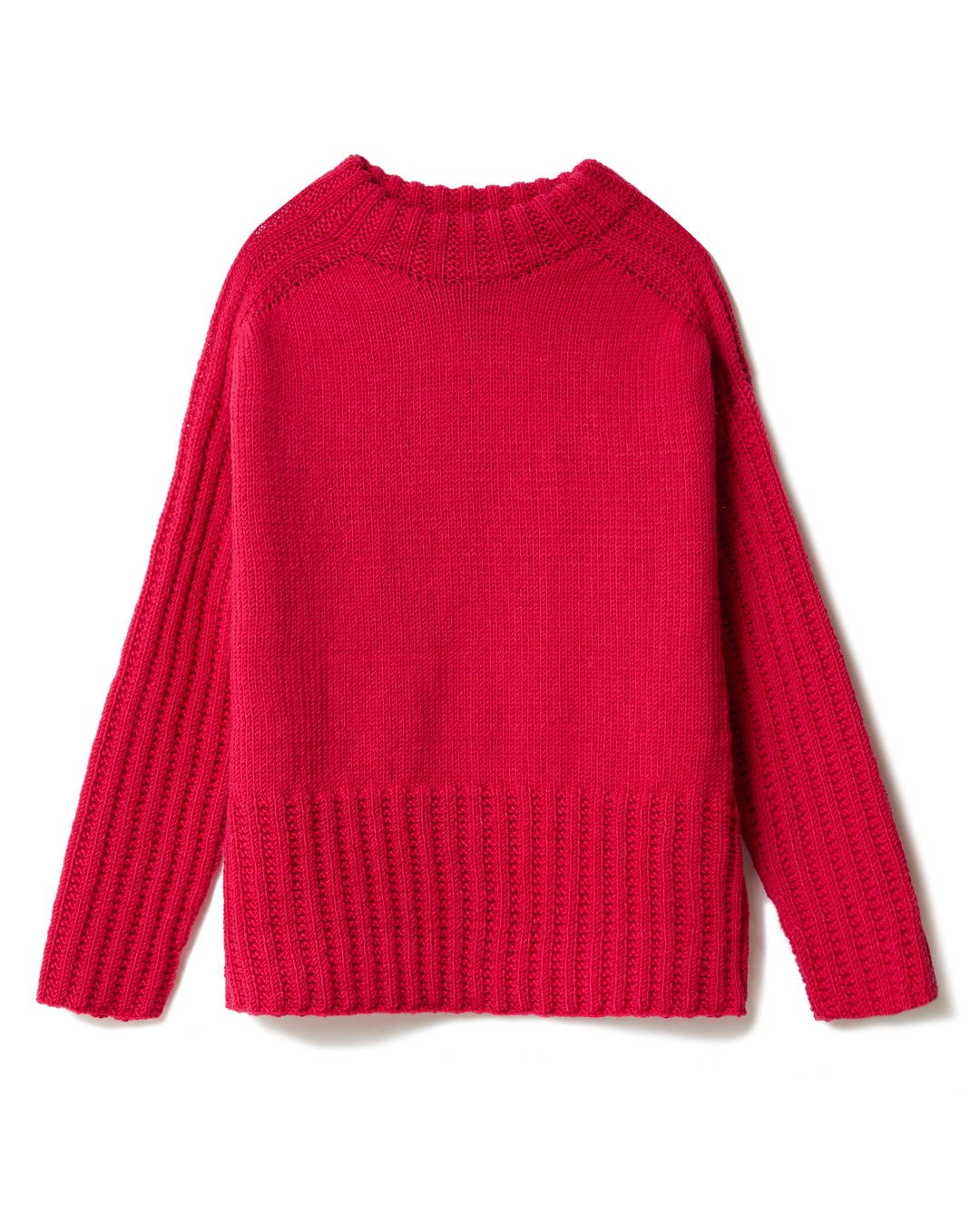 Artikelbild 3 des Artikels “Top Down Pullover Mit Stehkragen aus Cool Wool Big “