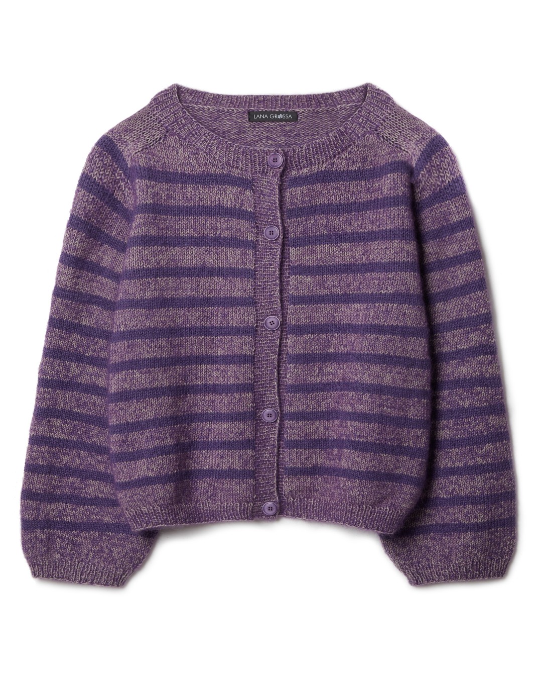 Artikelbild 3 des Artikels “Top Down Streifenjacke aus Merino Superiore & Silkhair “