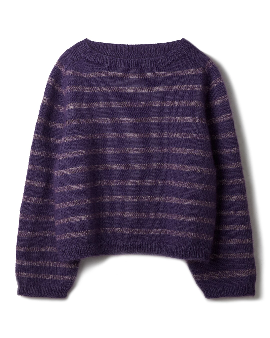 Artikelbild 3 des Artikels “Top Down Streifenpullover aus Merino Superiore & Silkhair “
