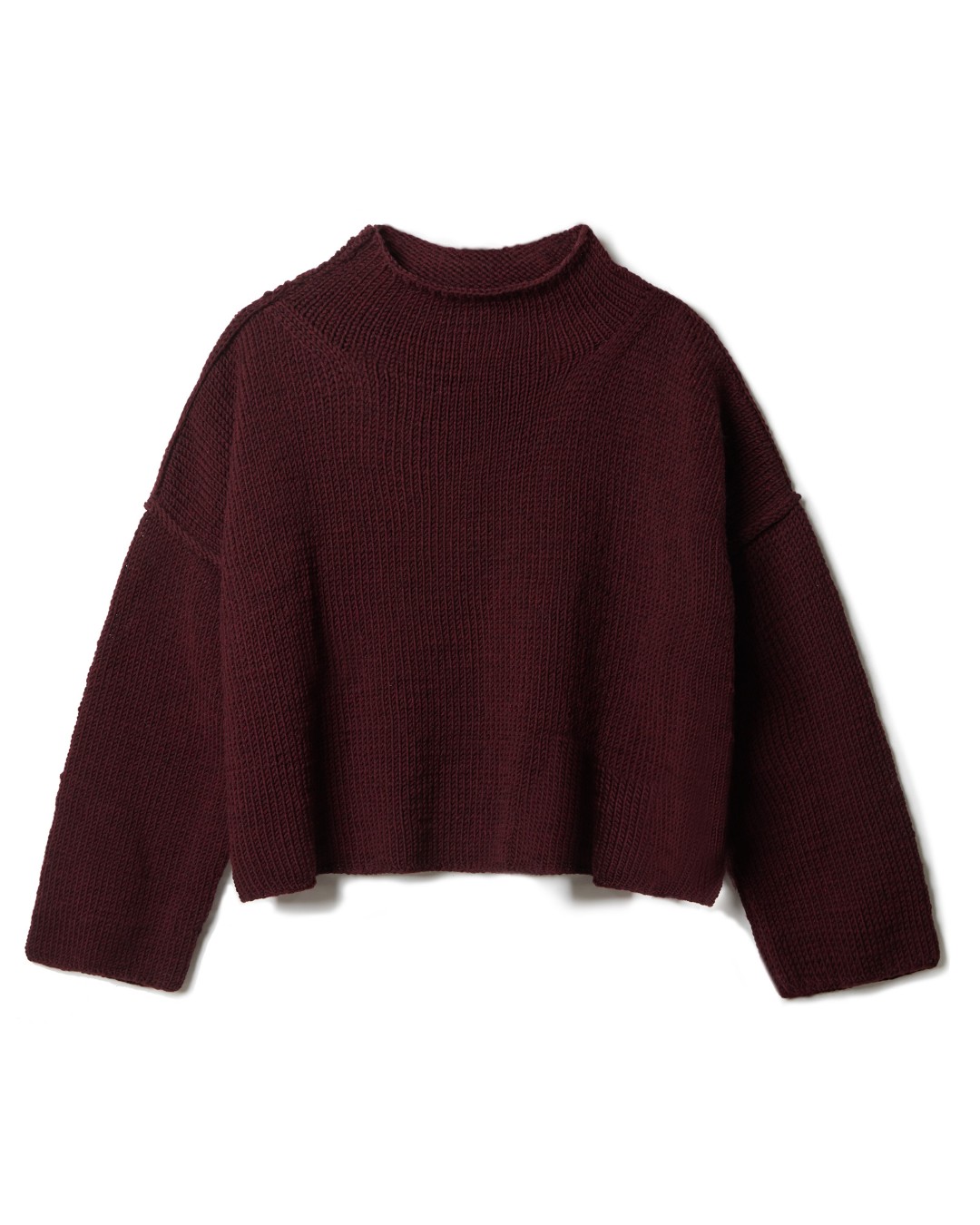 Artikelbild 3 des Artikels “Oversize-Pullover aus Cool Wool Superbig Mélange 212 - Oliv meliert | 48/50 (700g)“