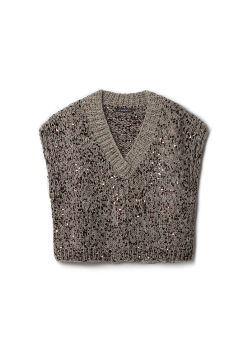 Artikelbild 3 des Artikels “Slipover aus Alta Moda Cashmere 16 & Setasuri & Cosmo “