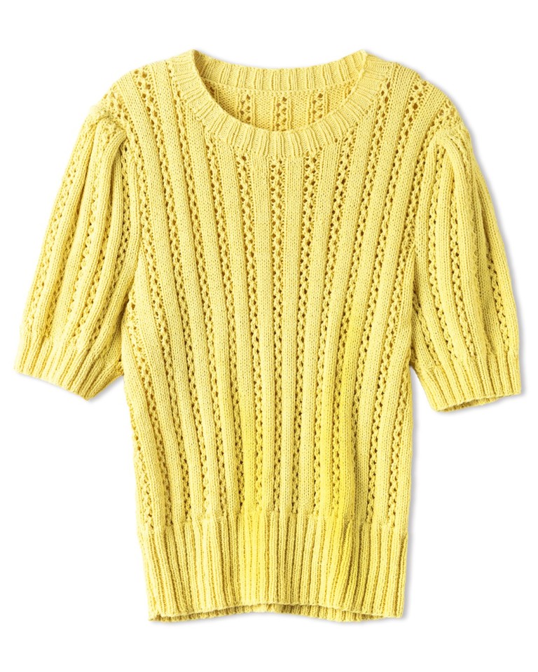 Artikelbild 3 des Artikels “Lochmuster-Kurzarm-Pulli aus Gioia “