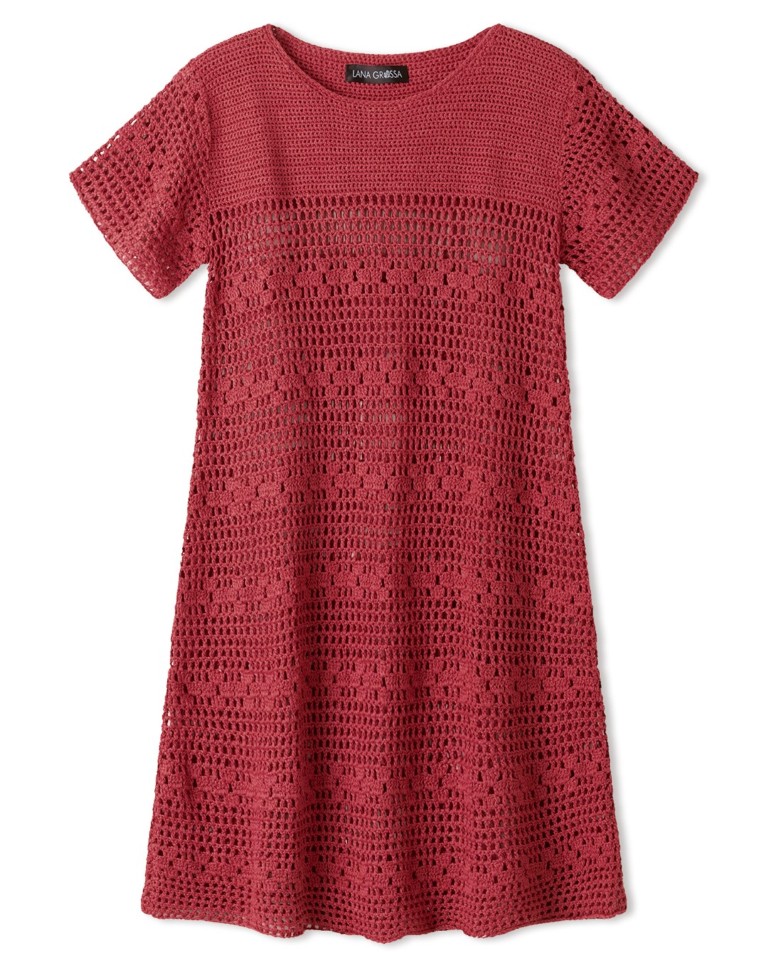 Artikelbild 3 des Artikels “Häkelkleid aus Summer Cashmere 06 - Pink | 48/50 (500g)“