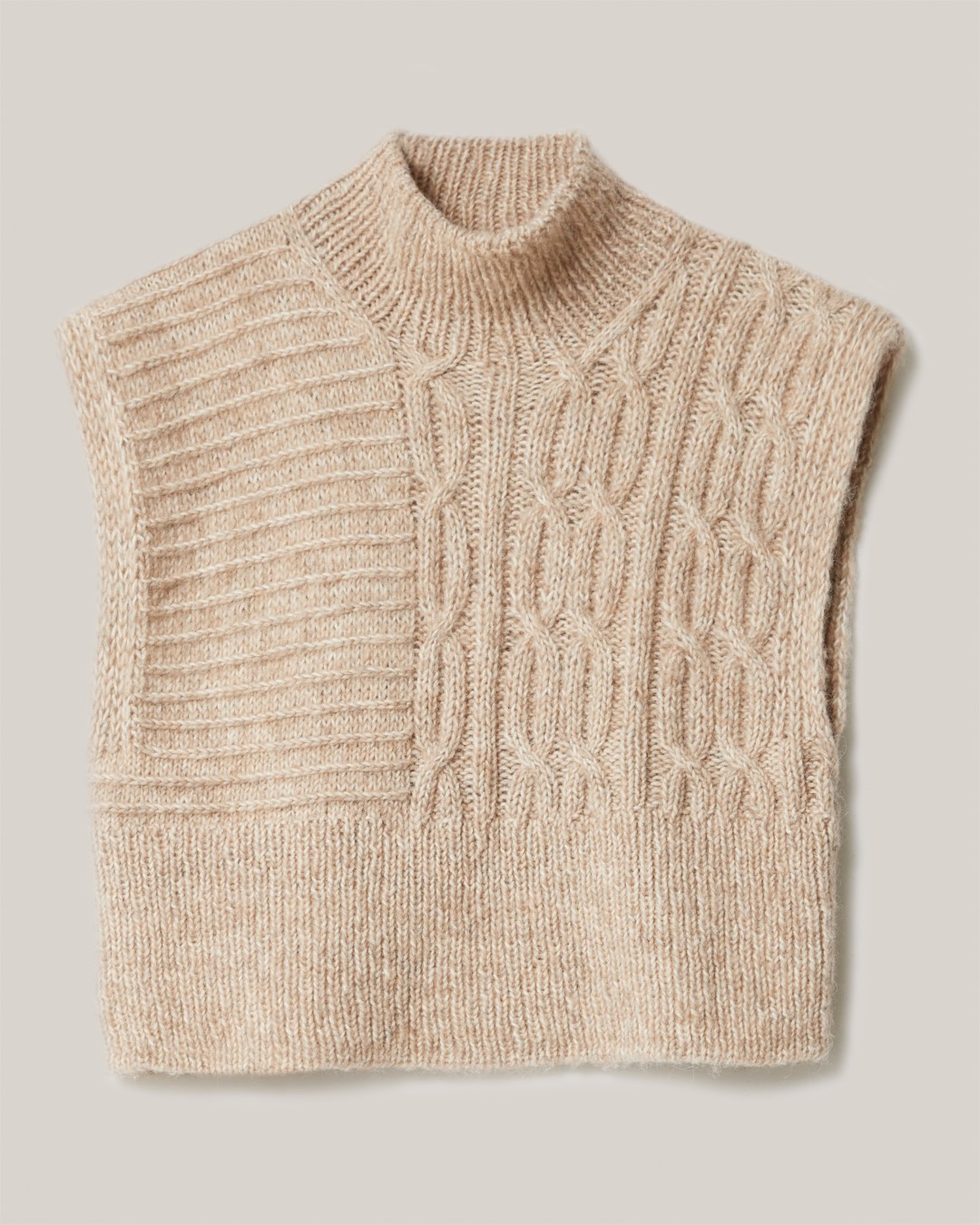 Artikelbild 3 des Artikels “Zopfpullunder aus Natural Alpaca Pelo 07 - Camel/Beige | 40/42 (300g)“