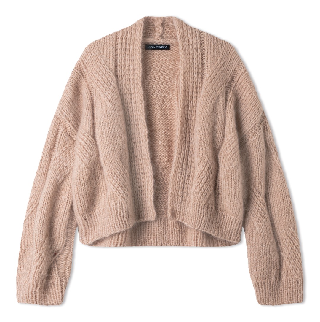 Artikelbild 3 des Artikels “Cardigan Im Zopfmuster aus Mohair Di Gio “