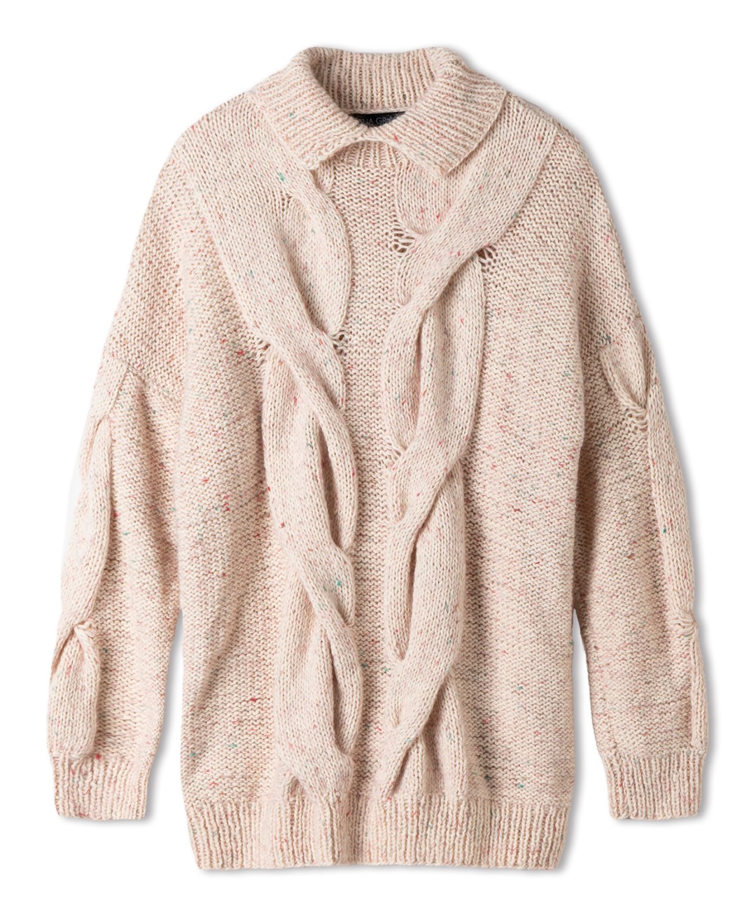 Artikelbild 3 des Artikels “Long-Sweater aus Ecopuno & Natural Superkid Tweed “