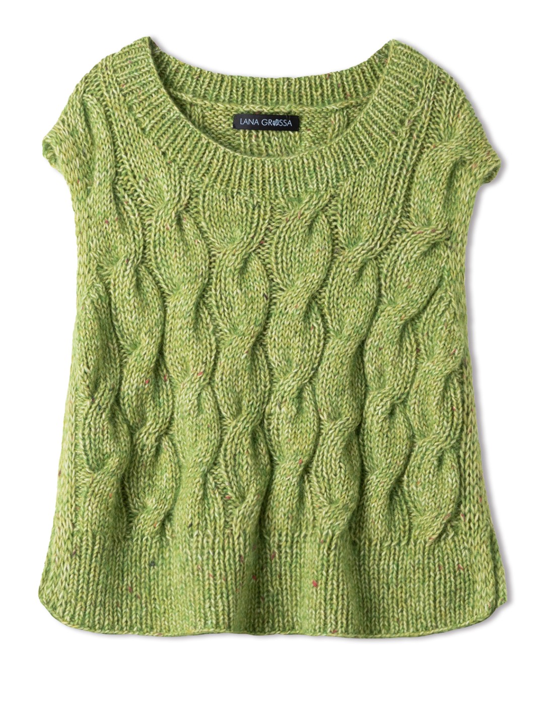 Artikelbild 3 des Artikels “Zopfpullunder aus Natural Alpaca Pelo & Natural Superkid Tweed “