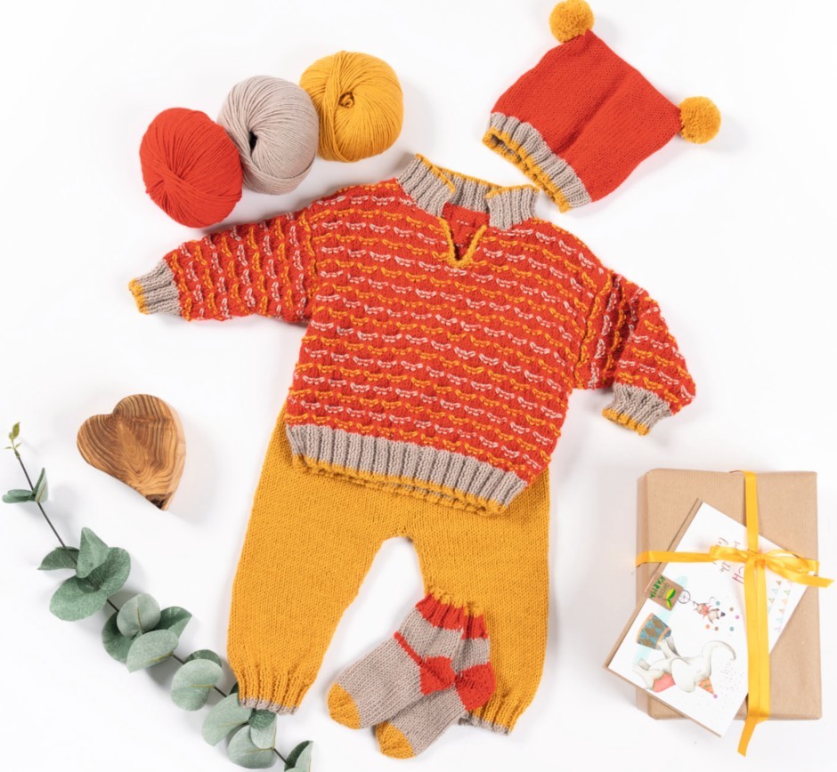 Artikelbild 3 des Artikels “Pulli im Fantasiemuster aus Pro Lana Baby Micro “