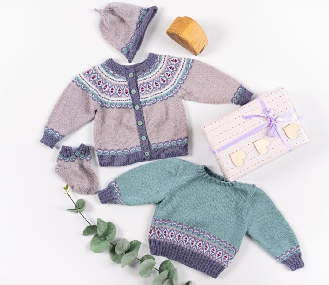 Artikelbild 3 des Artikels “Pulli mit Jacquardmuster aus Pro Lana Baby Merino Soft “