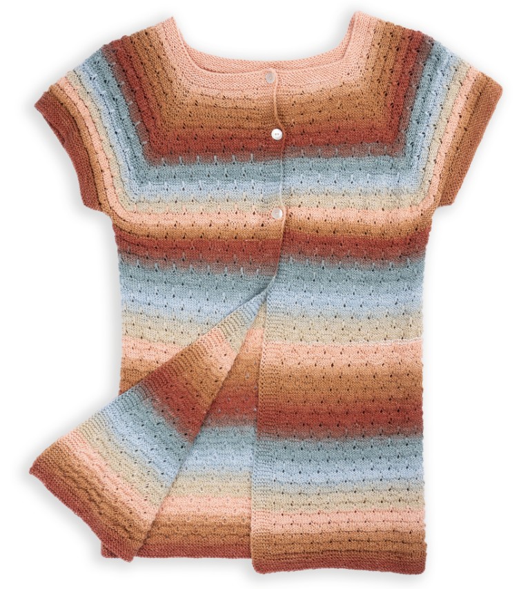Artikelbild 3 des Artikels “Longcardigan aus Pro Lana 1-2-3 Ideen “
