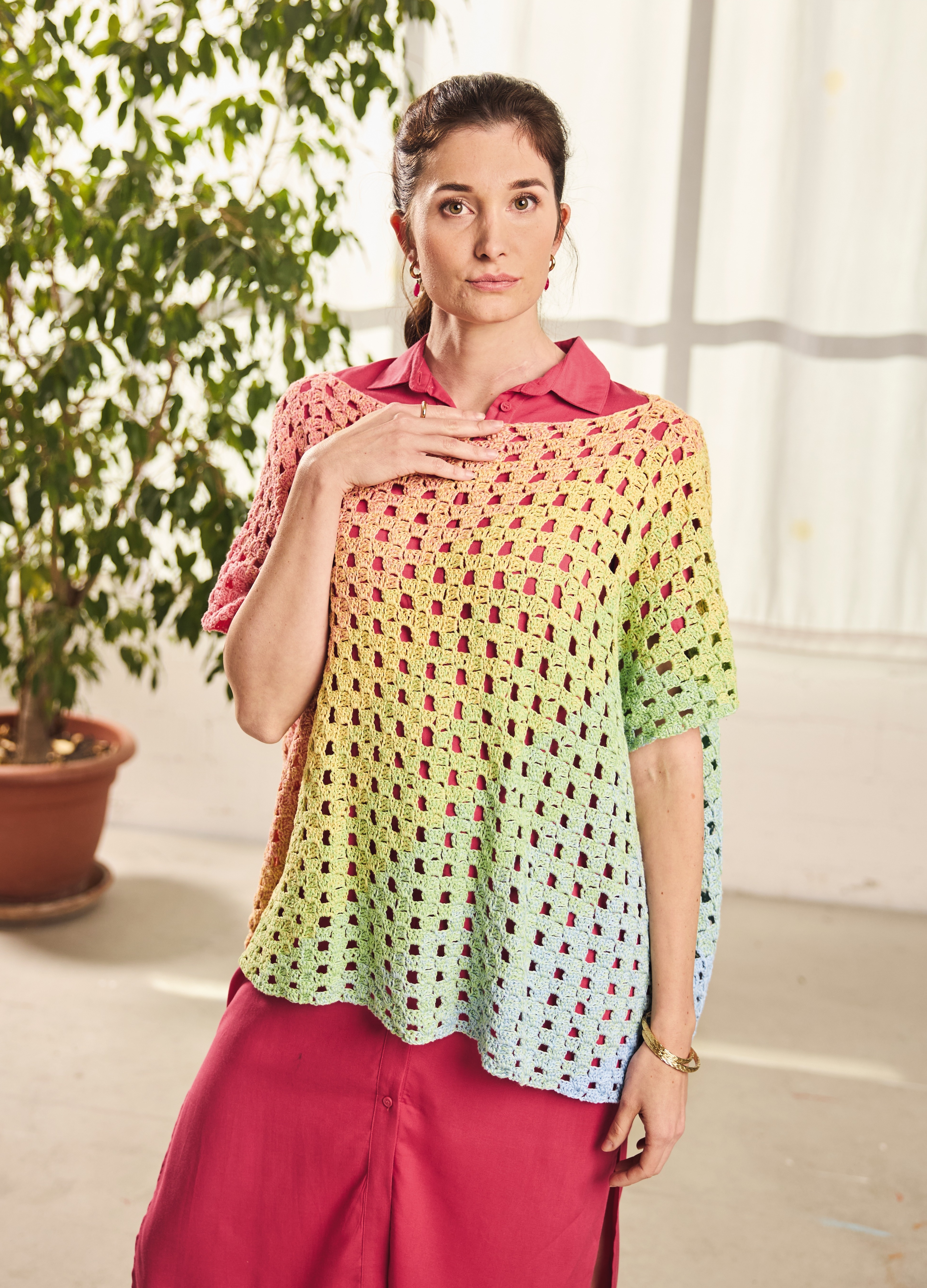 Artikelbild 3 des Artikels “C2C Überwurf aus Woolly Hugs Bobbel Cotton “