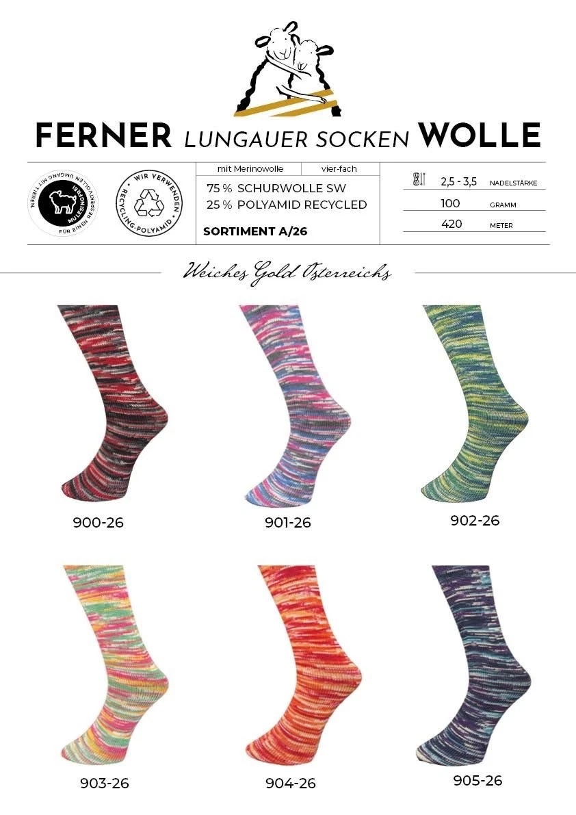 Artikelbild 3 des Artikels “Ferner Lungauer Sockenwolle 4-fach Merino “