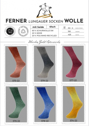 Artikelbild 3 des Artikels “Ferner Lungauer Sockenwolle 6-fach Seide “