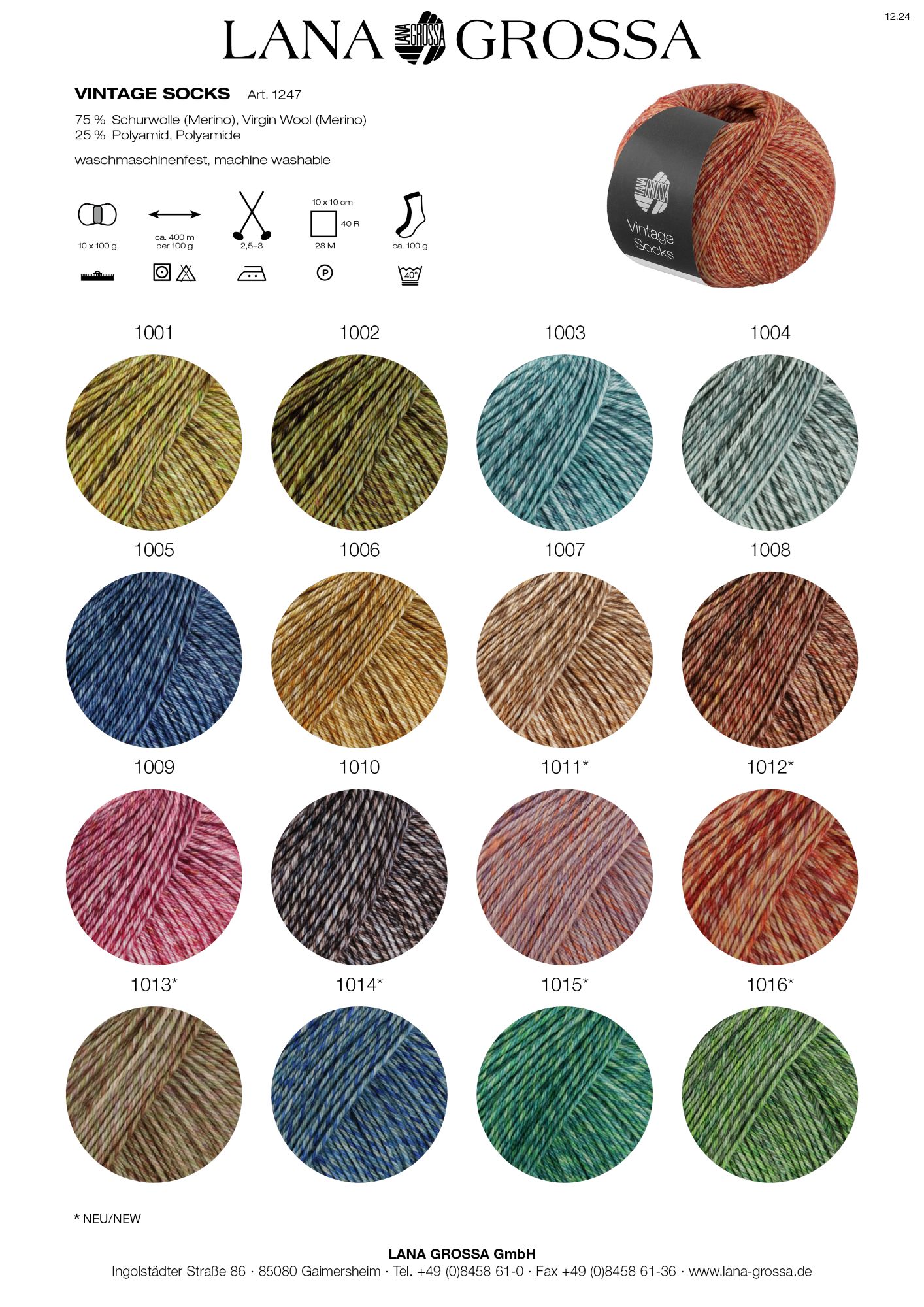 Artikelbild 3 des Artikels “MEILENWEIT 100g Vintage Socks “