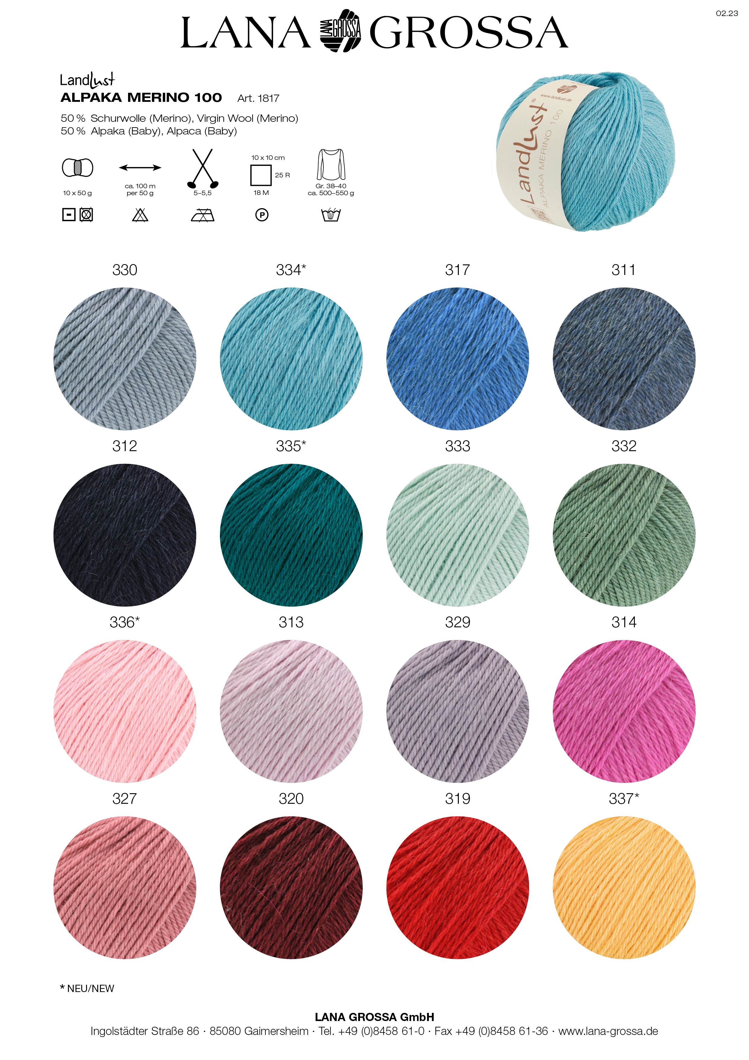 Artikelbild 3 des Artikels “LandLust Alpaka Merino 100 “