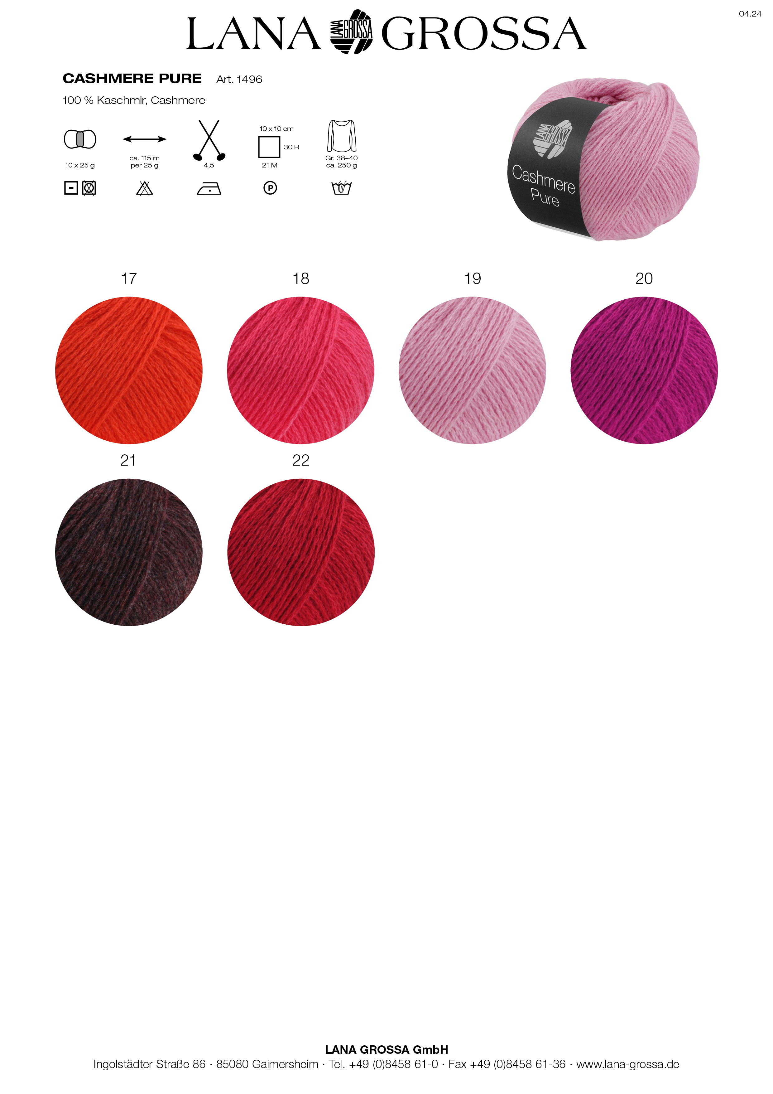 Artikelbild 3 des Artikels “Lana Grossa Cashmere Pure “