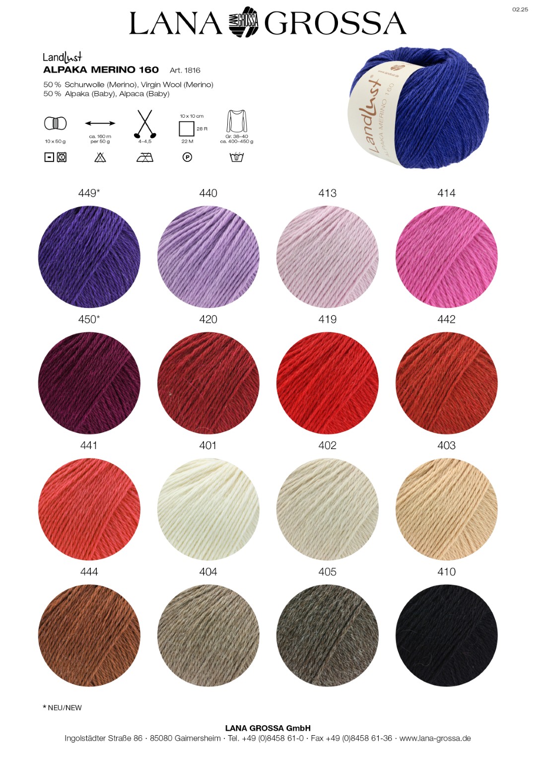 Artikelbild 3 des Artikels “LandLust Alpaka Merino 160 “