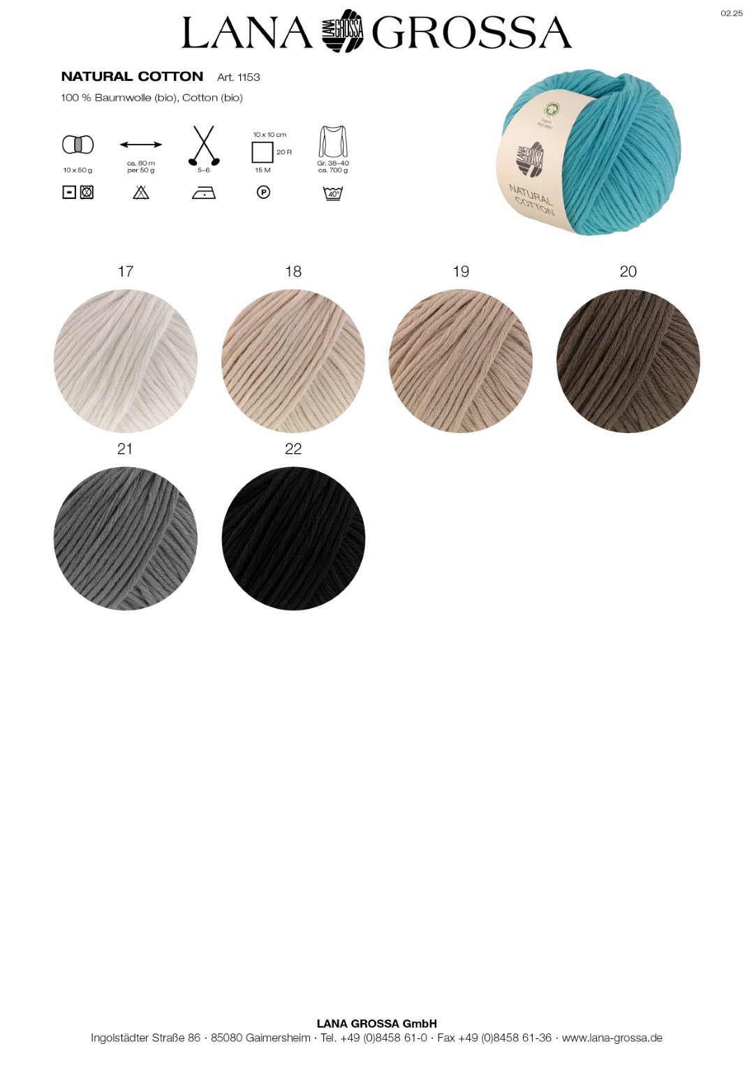 Artikelbild 3 des Artikels “Lana Grossa Natural Cotton “