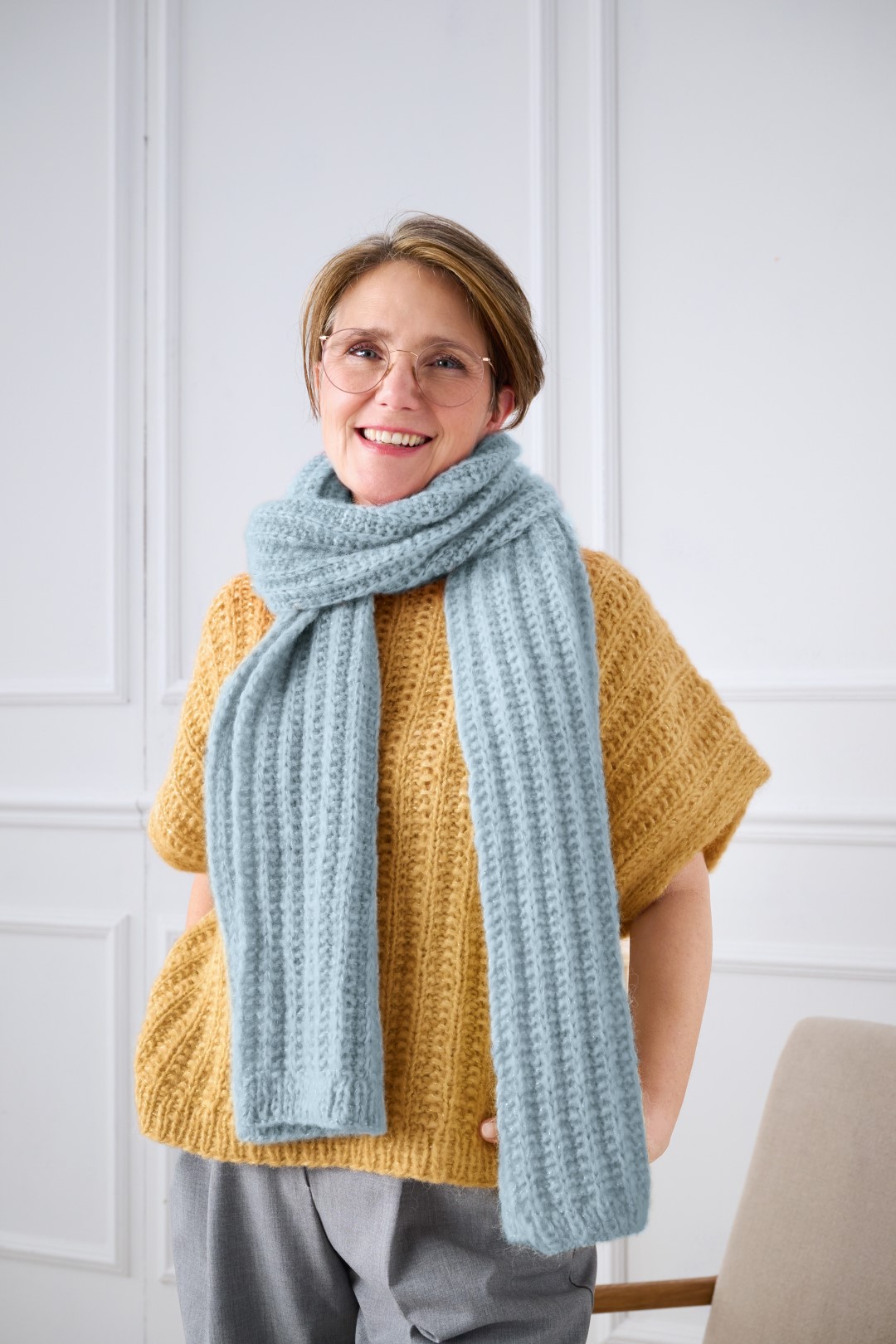 Artikelbild 3 des Artikels “Beloved Knits by Tanja Steinbach Elisa Slipover, Scarf & Hat Sweater“