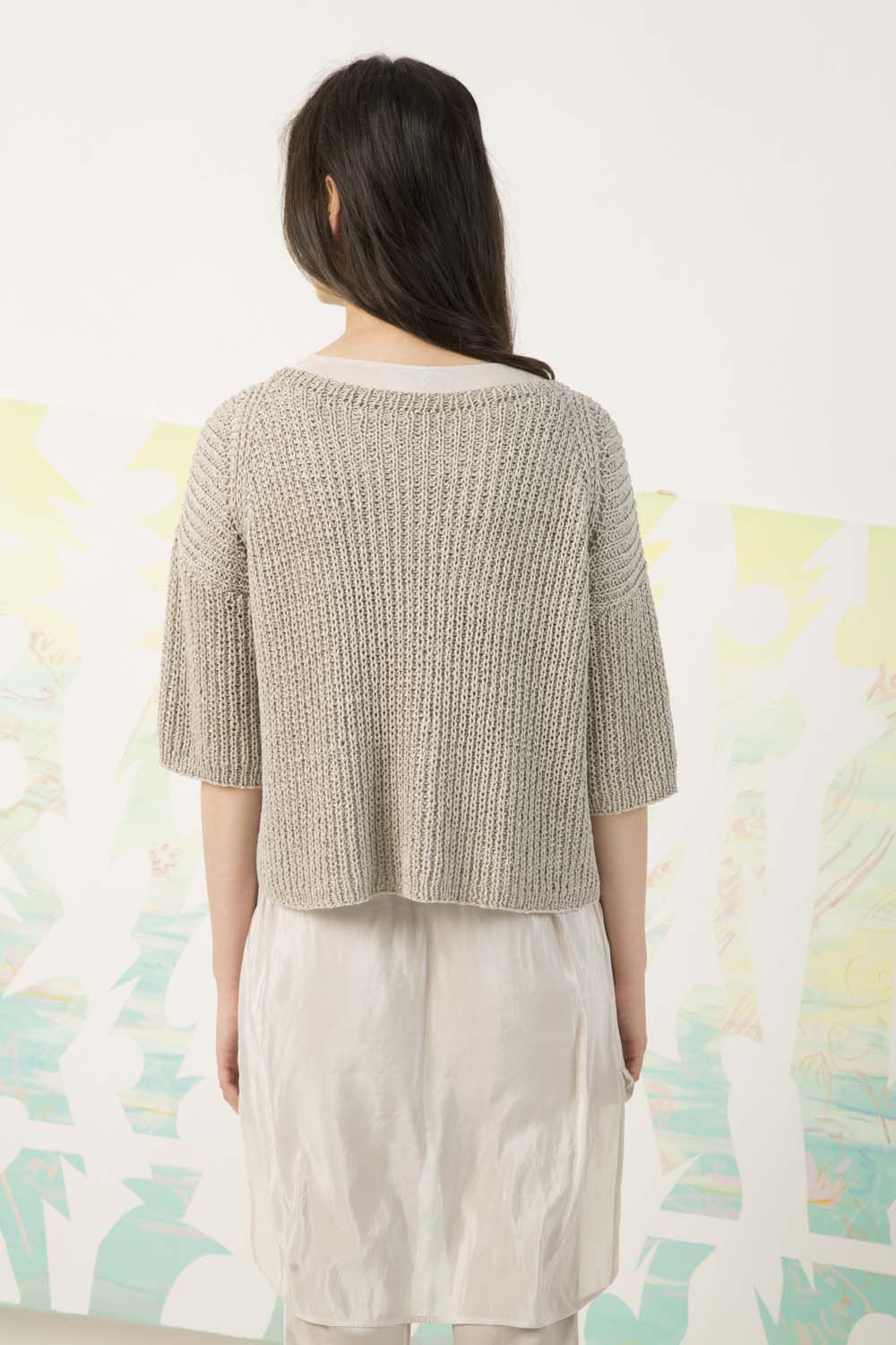Artikelbild 3 des Artikels “kurzer Pullover aus Lino 784.0070 - Grau | L-XL (550g)“