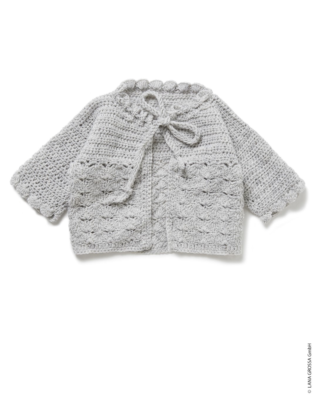 Artikelbild 3 des Artikels “Häkeljäckchen Mit Muschelmuster aus Cool Wool Baby “