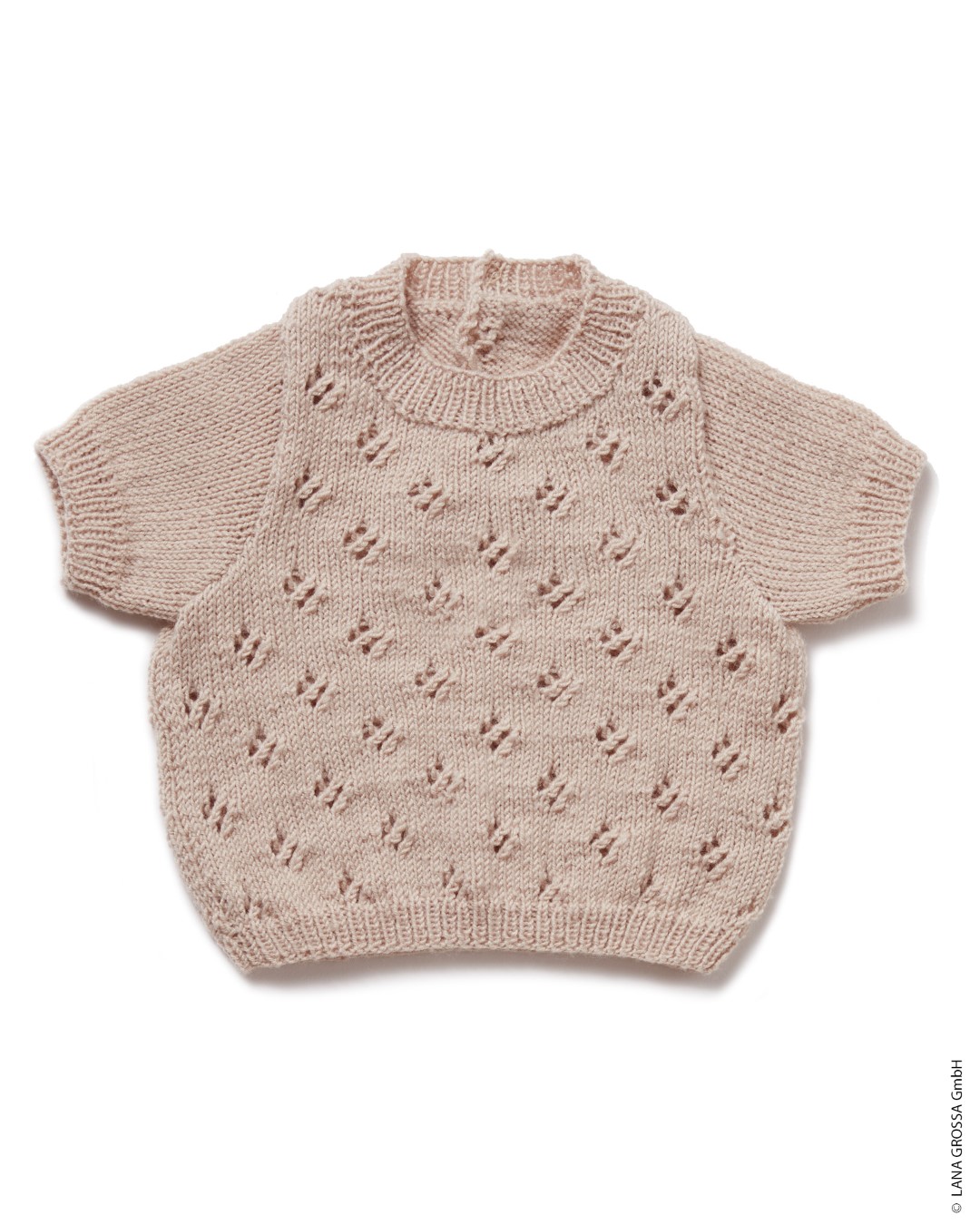 Artikelbild 3 des Artikels “Kurzarmpulli Mit Ajourmuster aus Cool Wool Baby “