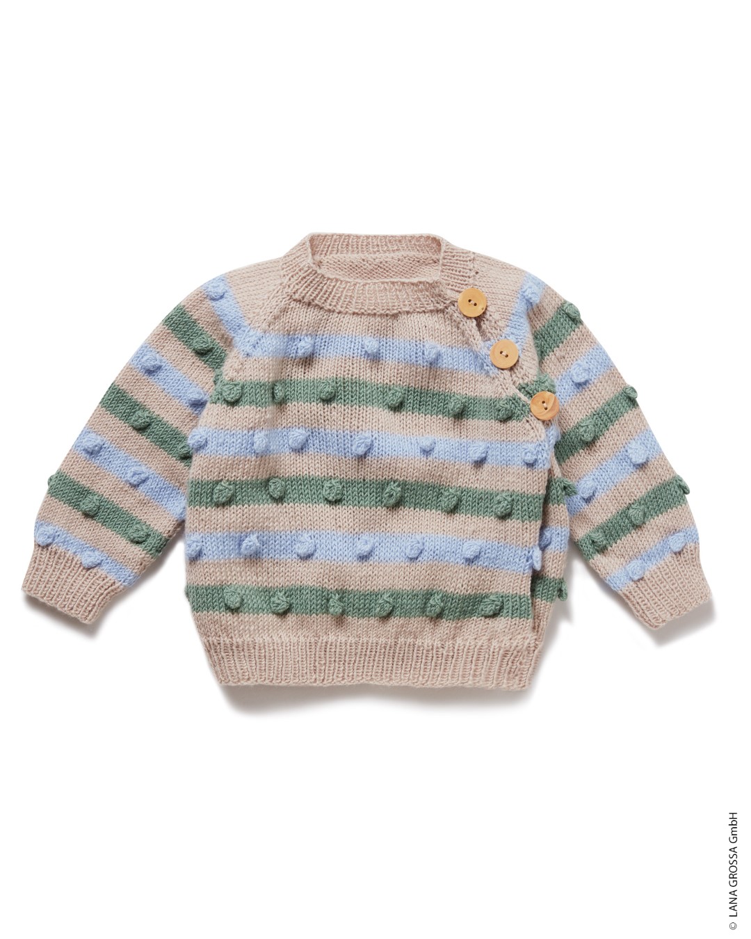 Artikelbild 3 des Artikels “Wickeljacke Mit Noppenmuster aus Cool Wool Baby “