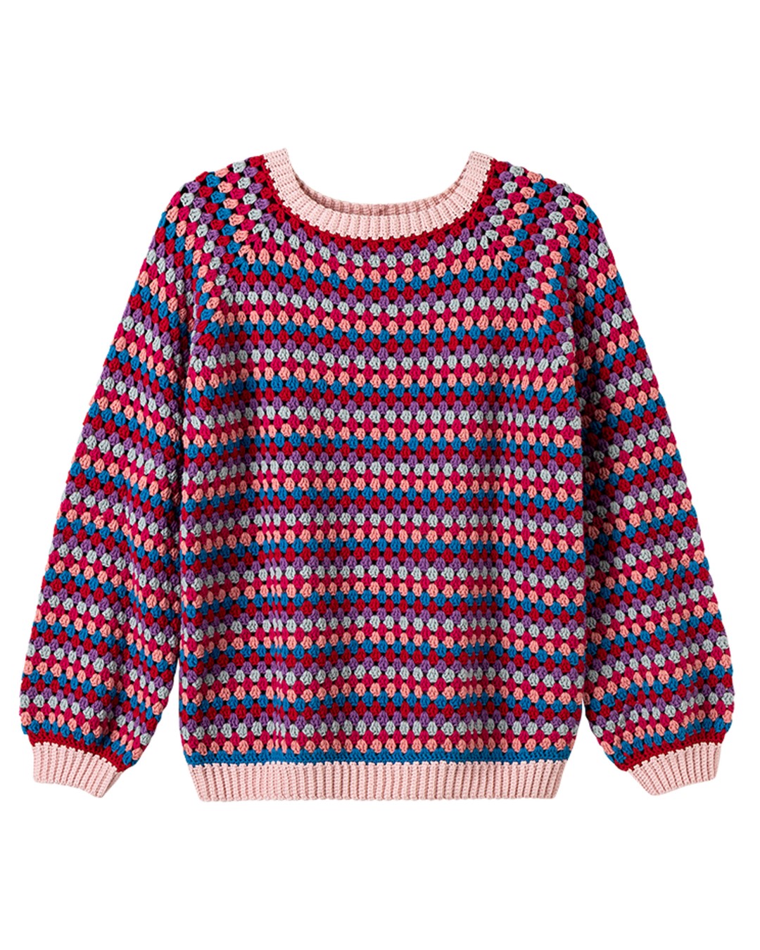 Artikelbild 3 des Artikels “Raglanpullover im Stäbchenmuster aus Elastico “