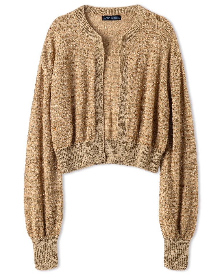 Artikelbild 3 des Artikels “Blouson-Cardigan aus Filo Lurex & Glamour “