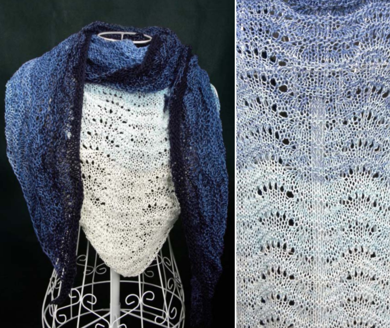 Artikelbild 3 des Artikels “Tuch Musterwellen aus Woolly Hugs Bobbel Cotton “