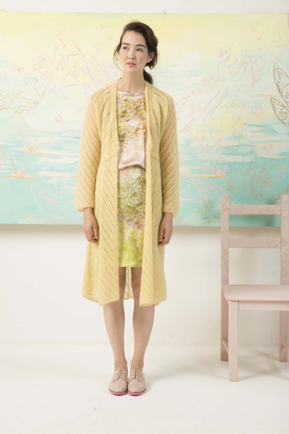 Artikelbild 4 des Artikels “Mantel mit Ajourmuster aus Mohair Luxe “
