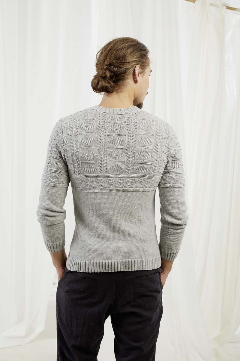 Artikelbild 4 des Artikels “Herrenpullover aus Baby Cotton “