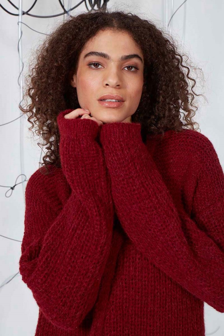 Artikelbild 4 des Artikels “Cardigan aus Malou Light 887.0166 - Beere | S-M (350g)“