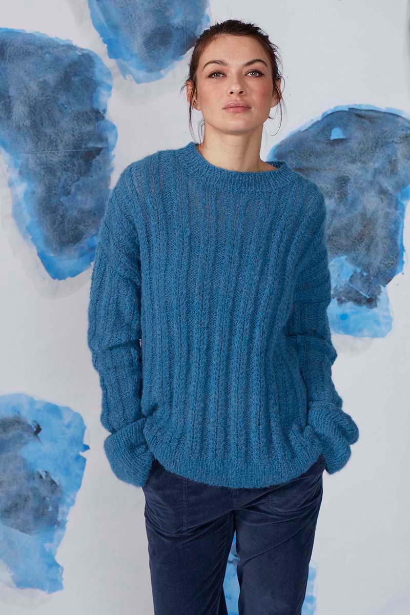 Artikelbild 4 des Artikels “Pullover  aus Suri Alpaca 1082.0013 - dunkelgelb | S-M (250g)“