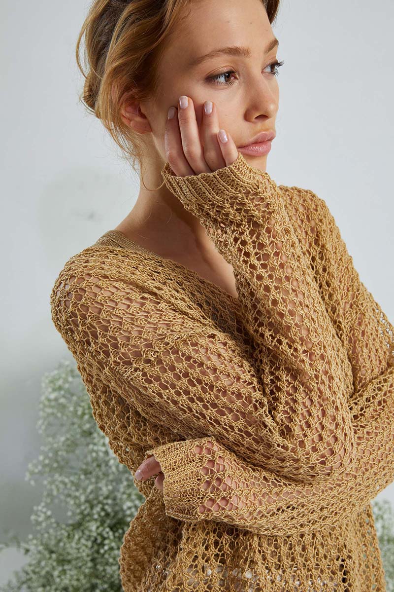 Artikelbild 4 des Artikels “Pullover  aus Crealino 1089.0104 - schwarz/weiß | M (300g)“